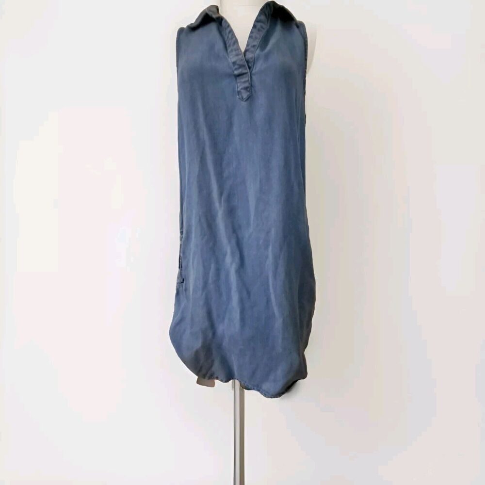 Beach Lunch Lounge Collection - Denim Dress size M POCKETS